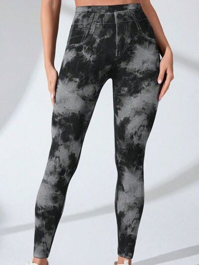 Tie-Dye High Waist Active Leggings - FitFemme.Shop