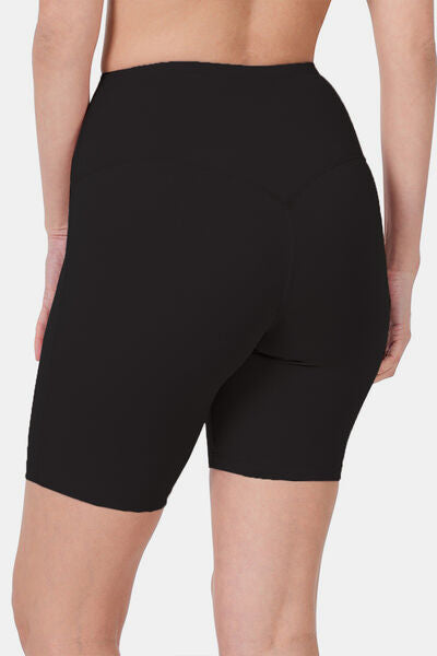 Zenana High Waist Active Shorts - FitFemme.Shop