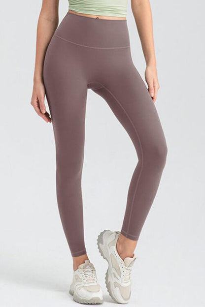 Wide Waistband High Waist Sport Leggings - FitFemme.Shop