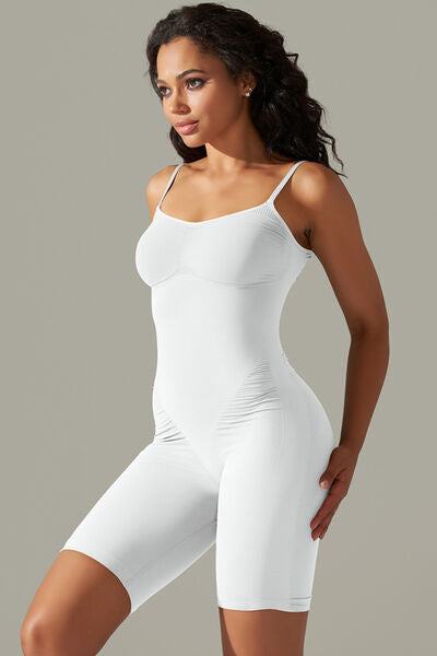 Spaghetti Strap Active Romper - FitFemme.Shop