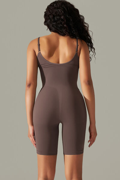 Spaghetti Strap Active Romper - FitFemme.Shop
