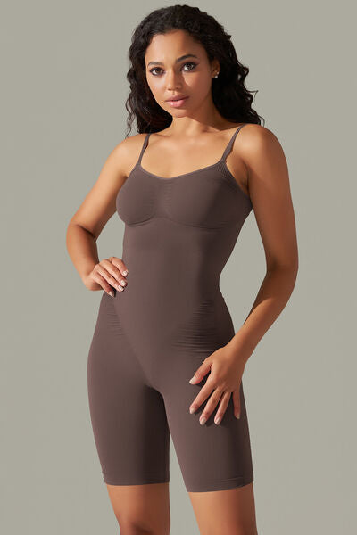 Spaghetti Strap Active Romper - FitFemme.Shop