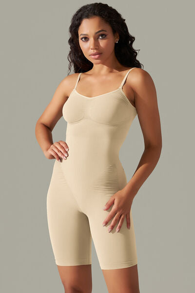 Spaghetti Strap Active Romper - FitFemme.Shop