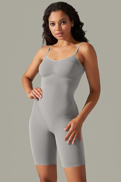 Spaghetti Strap Active Romper - FitFemme.Shop