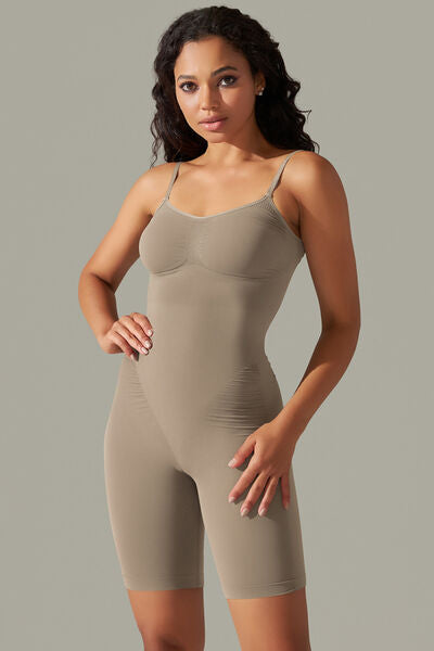 Spaghetti Strap Active Romper - FitFemme.Shop
