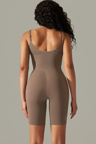Spaghetti Strap Active Romper - FitFemme.Shop