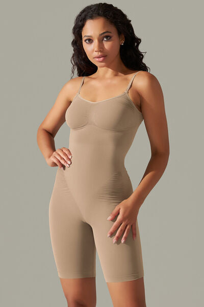 Spaghetti Strap Active Romper - FitFemme.Shop