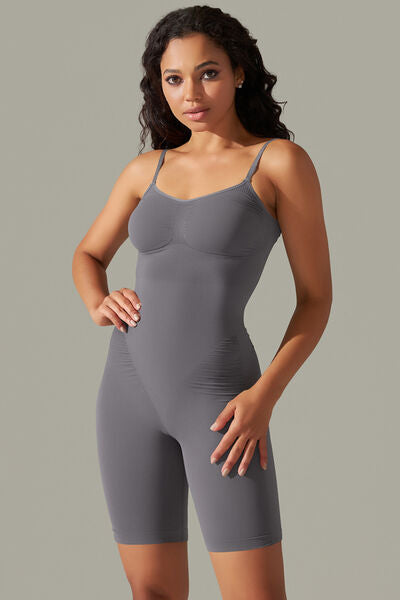 Spaghetti Strap Active Romper - FitFemme.Shop