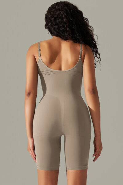 Spaghetti Strap Active Romper - FitFemme.Shop