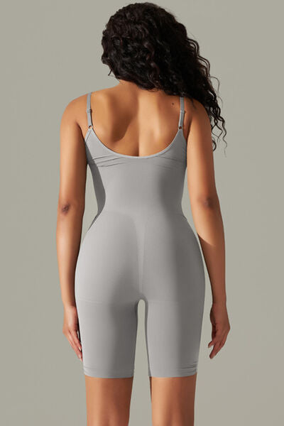 Spaghetti Strap Active Romper - FitFemme.Shop