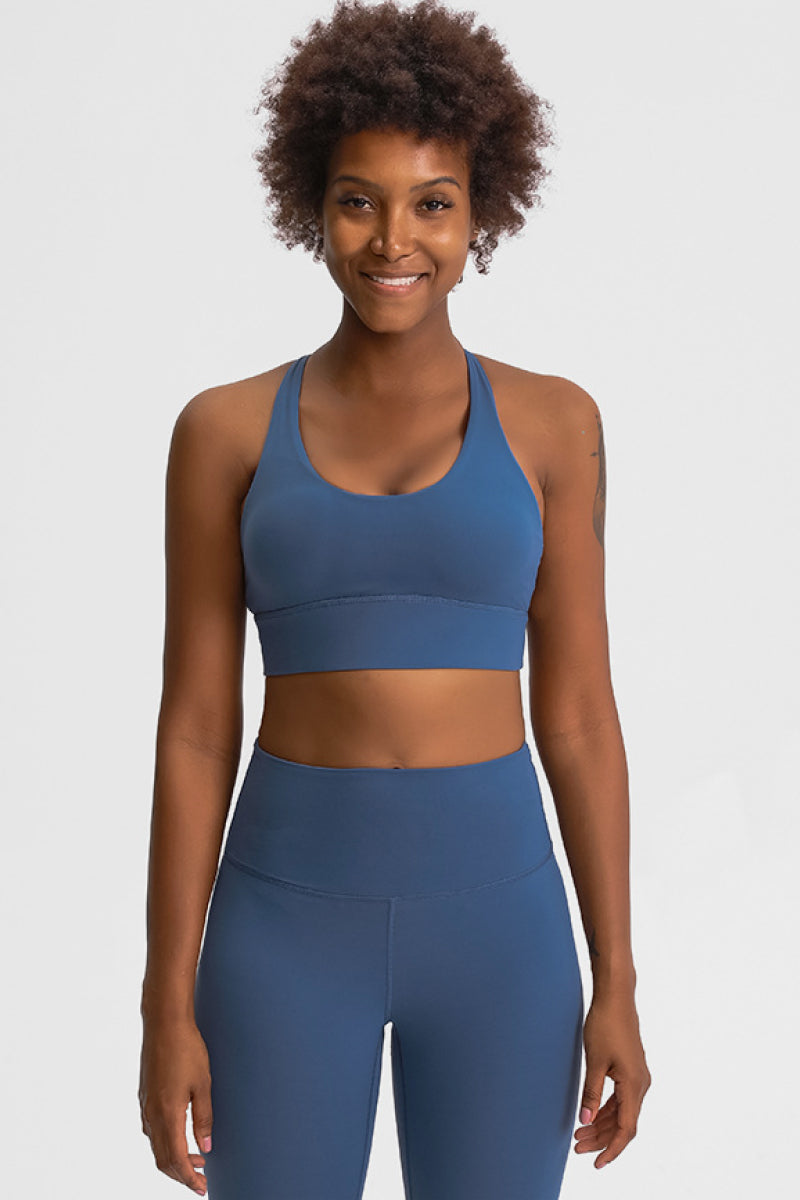 Millennia Eight Strap Sports Bra - FitFemme.Shop