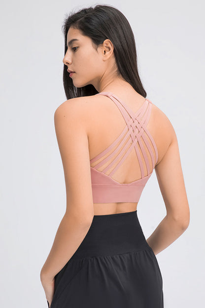 Millennia Eight Strap Sports Bra - FitFemme.Shop