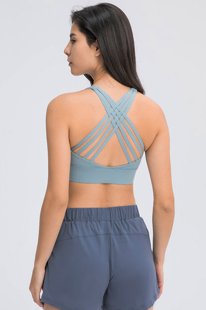 Millennia Eight Strap Sports Bra - FitFemme.Shop