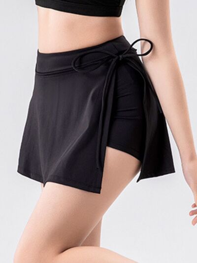 High Waist Active Skort with Pockets - FitFemme.Shop