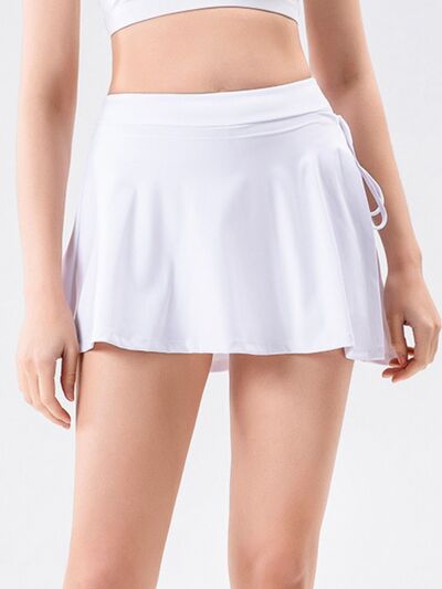 High Waist Active Skort with Pockets - FitFemme.Shop
