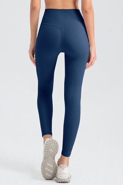 High Waist Skinny Active Pants - FitFemme.Shop