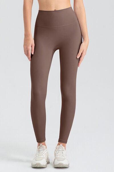 High Waist Skinny Active Pants - FitFemme.Shop