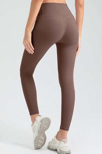 High Waist Skinny Active Pants - FitFemme.Shop