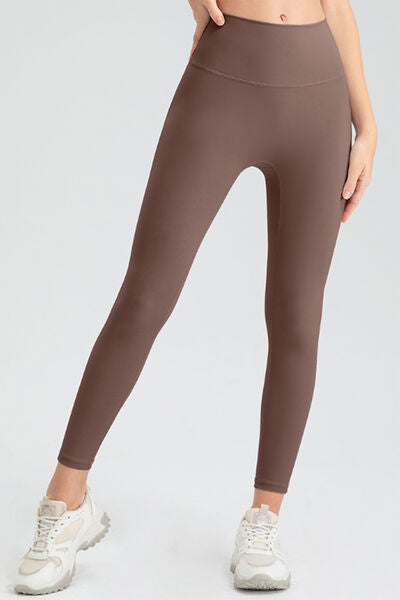 High Waist Skinny Active Pants - FitFemme.Shop