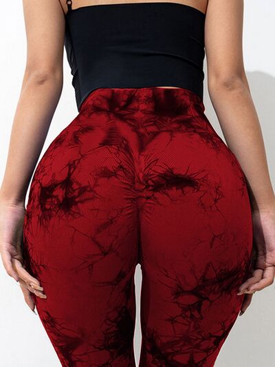 Tie-Dye High Waist Active Leggings - FitFemme.Shop