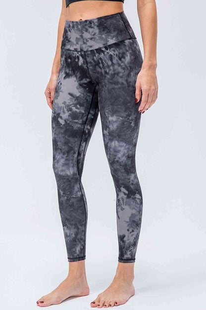Wide Waistband Slim Fit Active Leggings - FitFemme.Shop