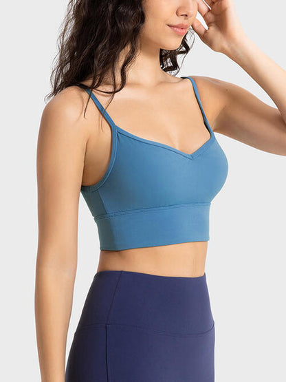 Millennia Spaghetti Strap Sport Bra - FitFemme.Shop