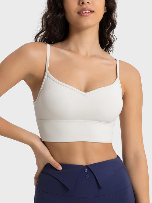 Millennia Spaghetti Strap Sport Bra - FitFemme.Shop