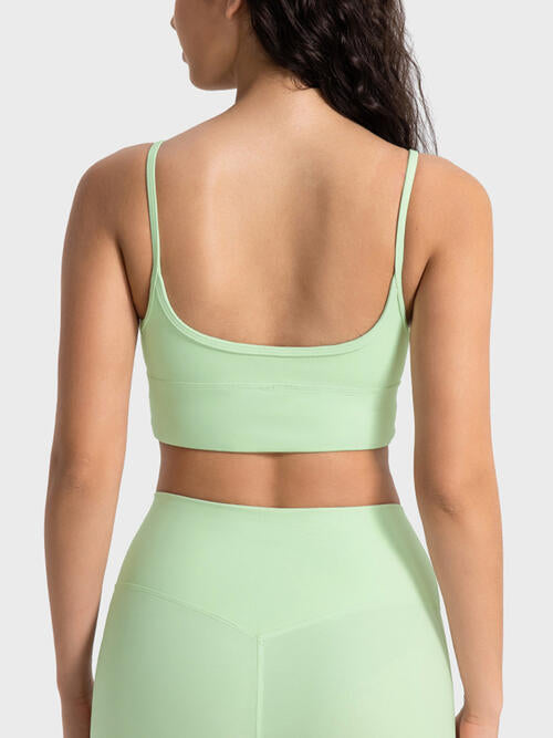Millennia Spaghetti Strap Sport Bra - FitFemme.Shop