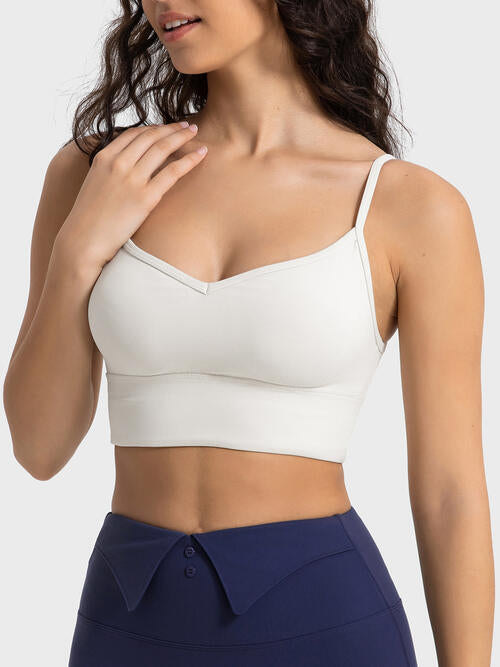 Millennia Spaghetti Strap Sport Bra - FitFemme.Shop