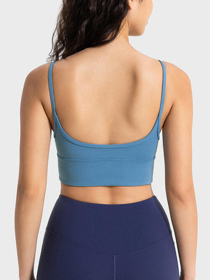 Millennia Spaghetti Strap Sport Bra - FitFemme.Shop