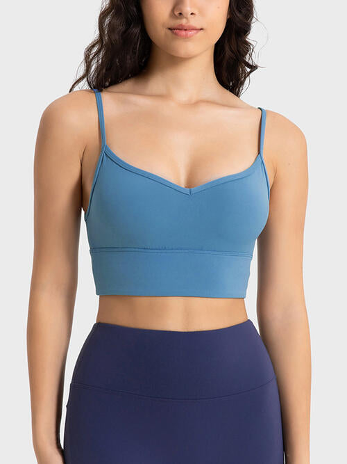 Millennia Spaghetti Strap Sport Bra - FitFemme.Shop