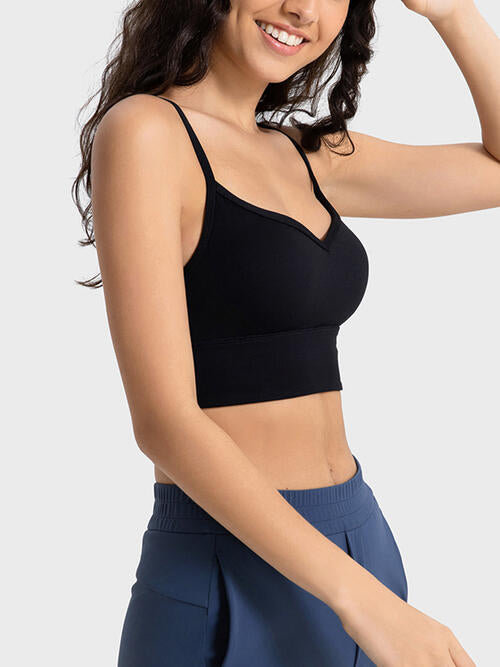 Millennia Spaghetti Strap Sport Bra - FitFemme.Shop