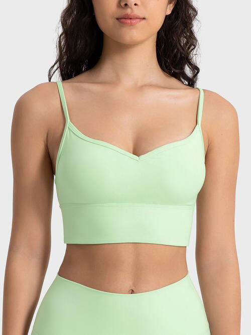 Millennia Spaghetti Strap Sport Bra - FitFemme.Shop