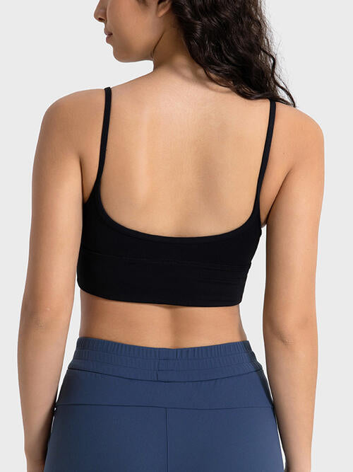 Millennia Spaghetti Strap Sport Bra - FitFemme.Shop