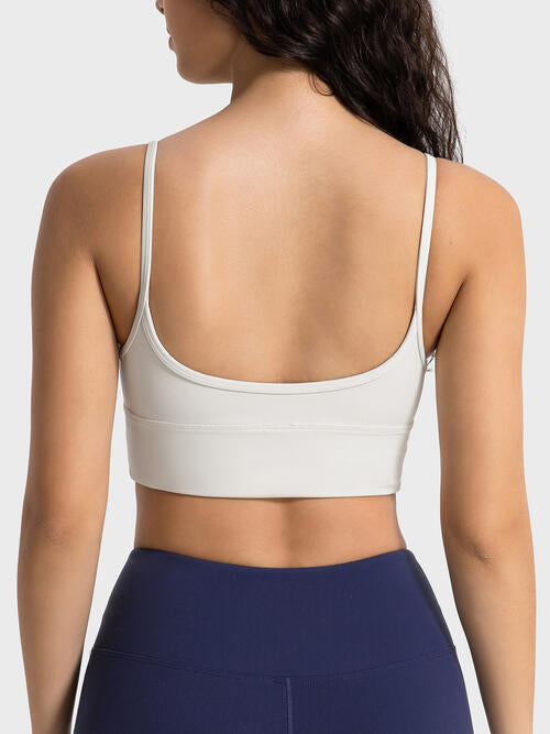 Millennia Spaghetti Strap Sport Bra - FitFemme.Shop