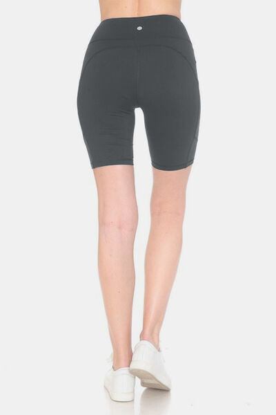 Leggings Depot Full Size High Waist Active Shorts - FitFemme.Shop