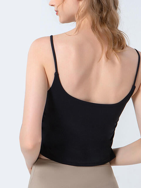 Ruched Sports Cami - FitFemme.Shop