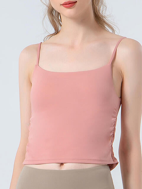 Ruched Sports Cami - FitFemme.Shop