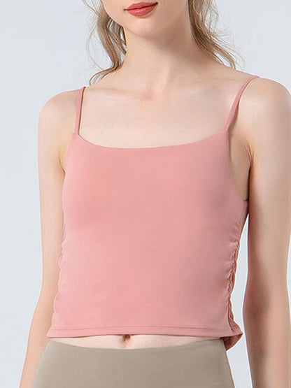 Ruched Sports Cami - FitFemme.Shop