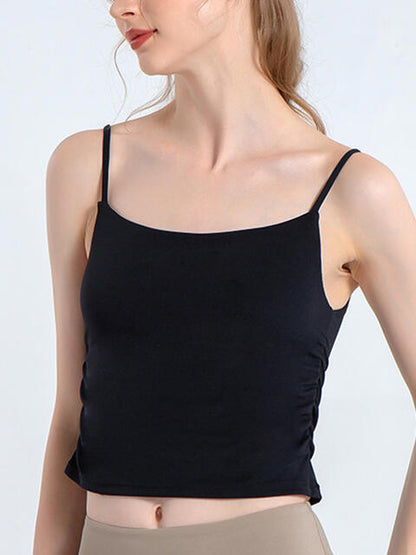 Ruched Sports Cami - FitFemme.Shop