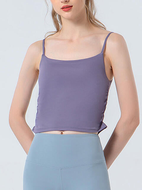 Ruched Sports Cami - FitFemme.Shop