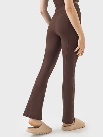 Millennia Zipper Detail High Waist Active Pants - FitFemme.Shop