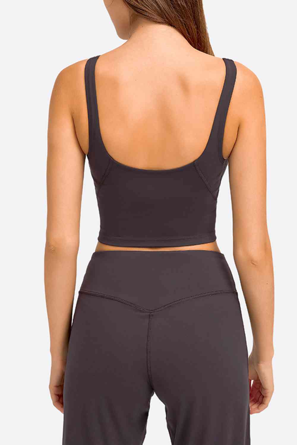 Millennia Deep V-Neck Crop Sports Bra - FitFemme.Shop