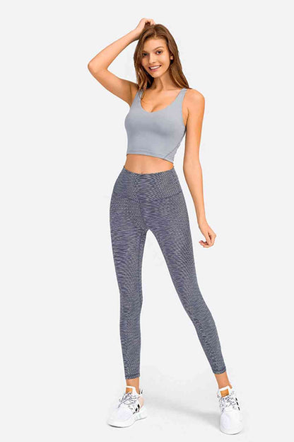 Millennia Deep V-Neck Crop Sports Bra - FitFemme.Shop