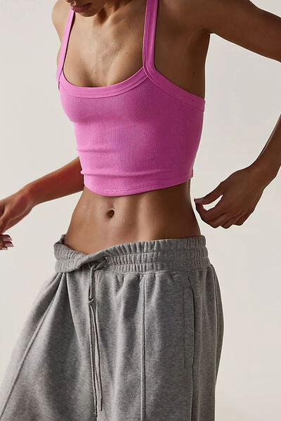Scoop Neck Active Tank - FitFemme.Shop