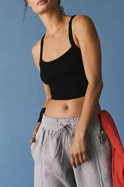 Scoop Neck Active Tank - FitFemme.Shop