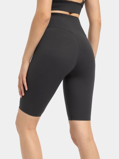 Millennia High Rise Wide Waistband Active Shorts - FitFemme.Shop