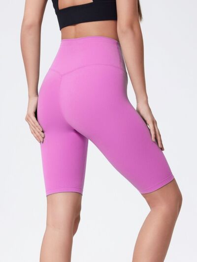 Millennia High Rise Wide Waistband Active Shorts - FitFemme.Shop