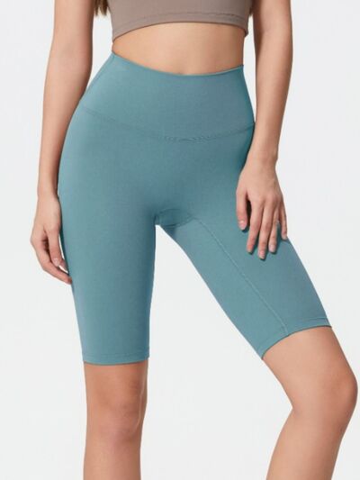 Millennia High Rise Wide Waistband Active Shorts - FitFemme.Shop