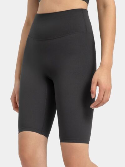 Millennia High Rise Wide Waistband Active Shorts - FitFemme.Shop